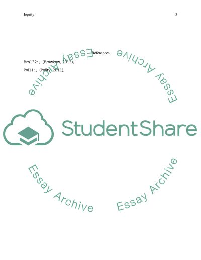 Education and Equality