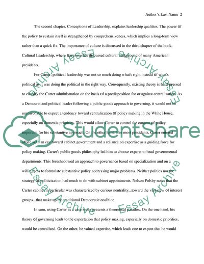 The President as Leader by Erwin C. Hargrove