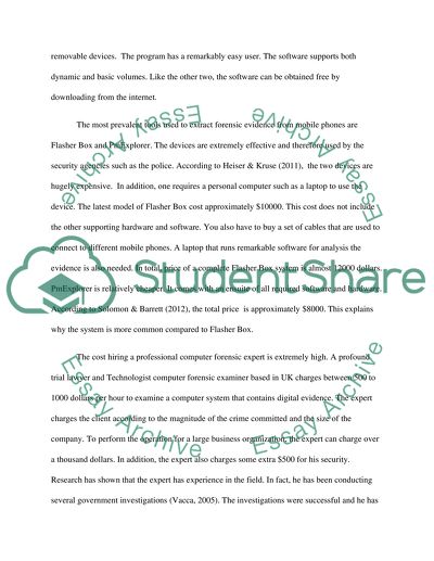 Computer Forensic Tools