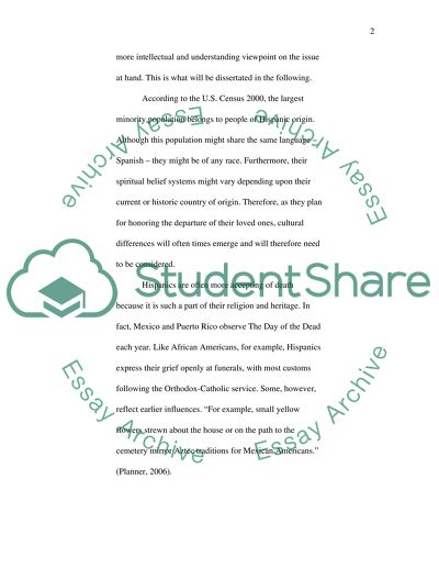 Funeral Customs of Hispanics and Italians