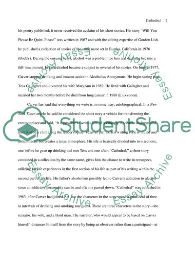 Biographical and Literary Analysis of Raymond Carver