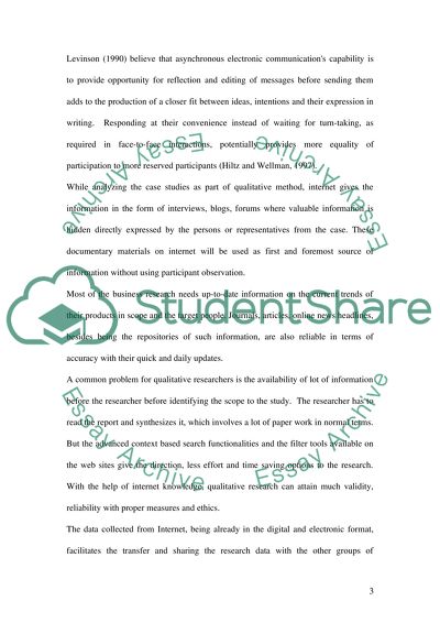 Hypothesising the effect of the Internet on research