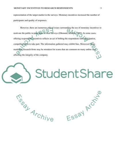 Should Research Firms Pay Respondents