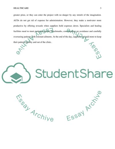 The Center for Healthcare Quality and Reform and Accountable Care Organizations