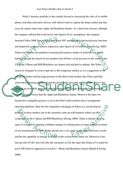 Corporate and Marketing Strategy of Nokia Company