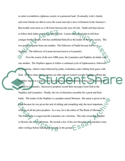 Origins of the Book of Mormon