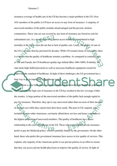 Core Problems of the US HealthCare System