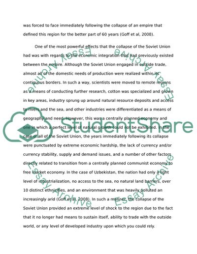 Changes in Formerly Communist Nations