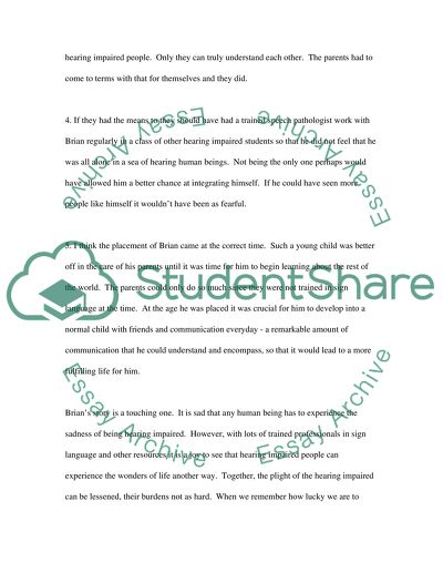 Reflection on Least Restrictive for whom