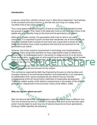 Business&Management - Managing Sustainability