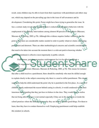 Should corporal punishment be permitted in public schools