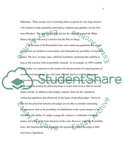 Rockefeller Drug Laws