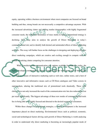 The Privacy Dilemma For Relationship Marketing In Consumer Markets