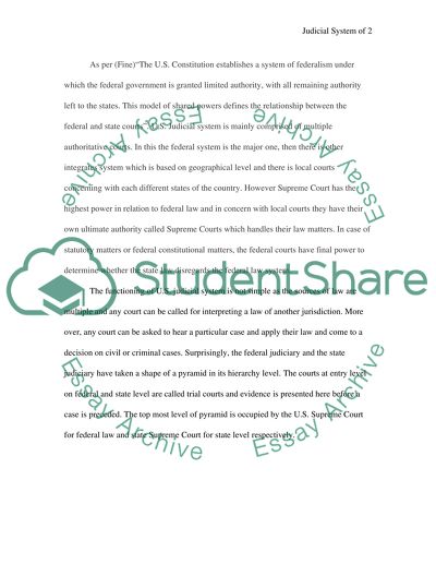 Judicial system of United States