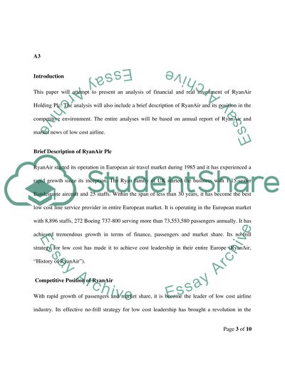 Financing and Real Investment