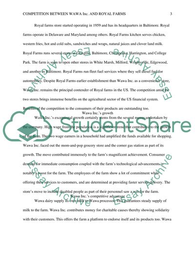 Competiton Between Wawa and Royal Farms