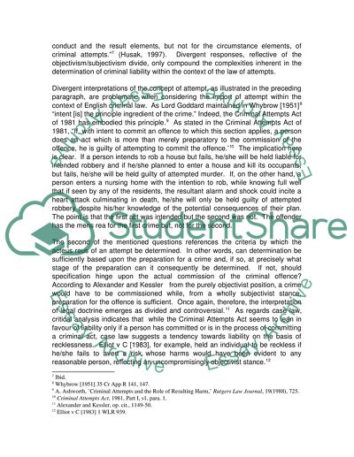 Criminal Law and Criminology