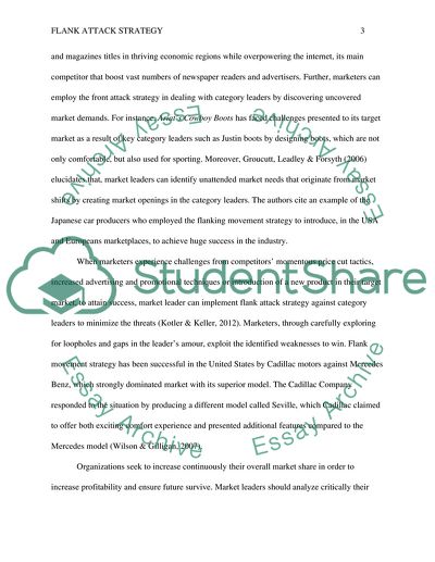 Marketing and Flank Attack Strategy