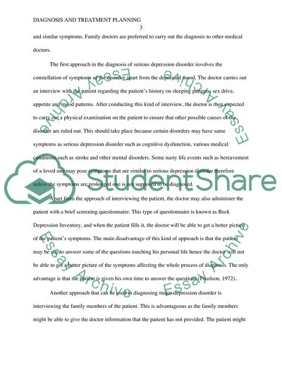 Diagnosis and Treatment Planning