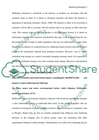 Marketing Principles