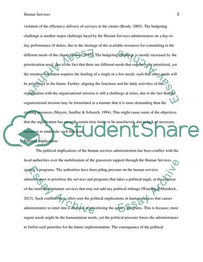 Human Services Administrator Everyday Work