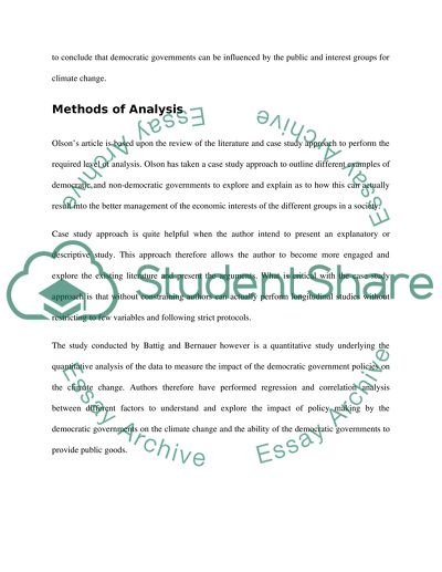 Research Design: International Cooperation: Environment