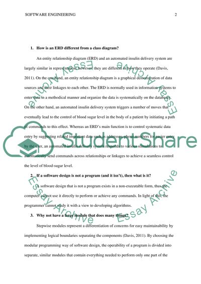 IT210 Assignment 4 Analysis modeling, Design Concepts and Architectural Design