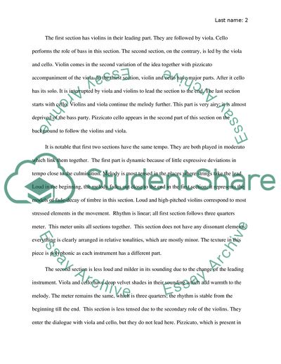 The Mystery Piece Analysis