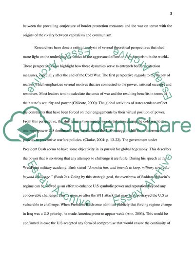 Parallels between Cold War Anti-communism and Contemporary Debates about Terrorism