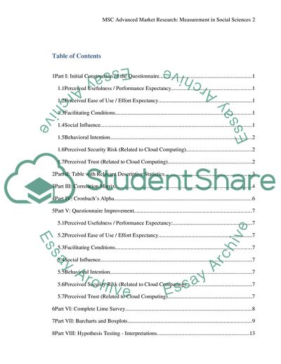 Measurement in Social Sciences