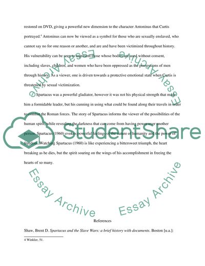 Spartacus 1960 - Defining freedom and evoking compassion