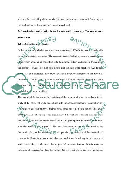 Has Globalisation Made the World More or Less Secure