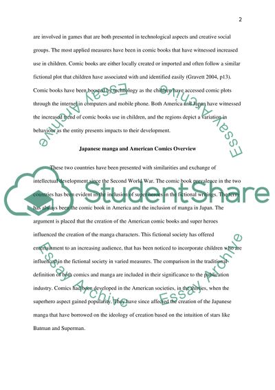 Comic Books in America and Japan