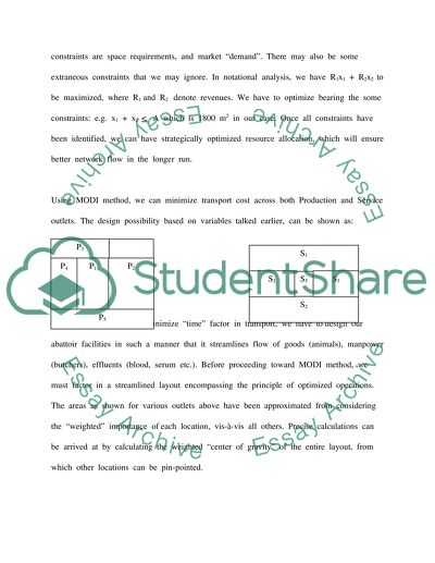 Strategizing optimum location