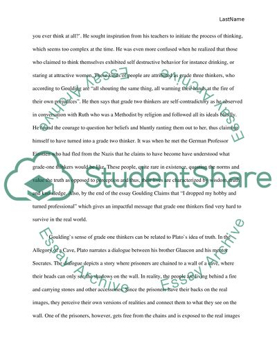 Reality of the Shadows