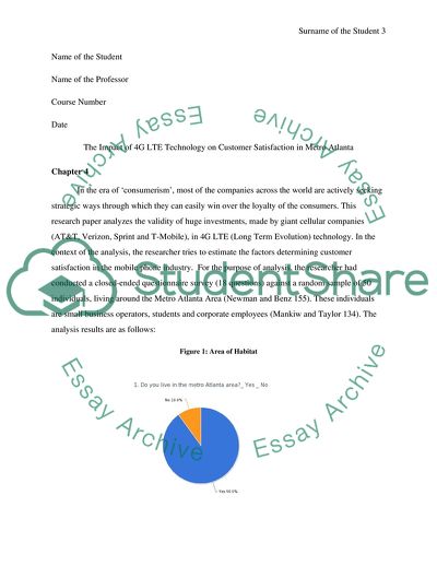 The Impact of 4G LTE Technology on Customer Satisfaction in Metro Atlanta