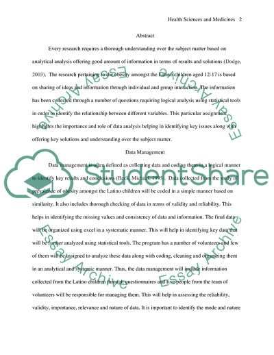 Data Management and Medicine