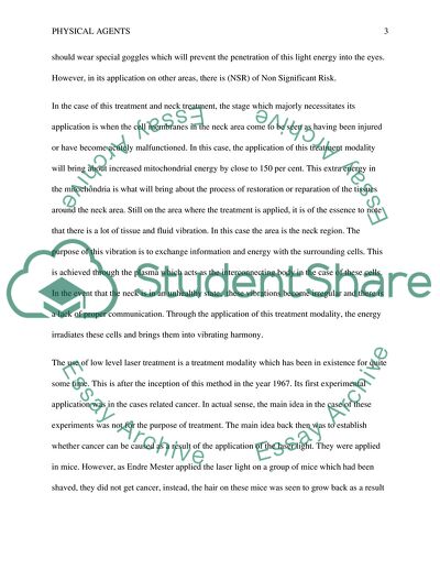 Low-Level Laser Treatment Modality