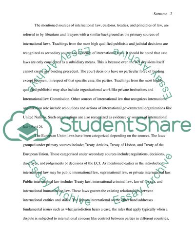 Extent to Which International Treaties Affected the Development of International Law