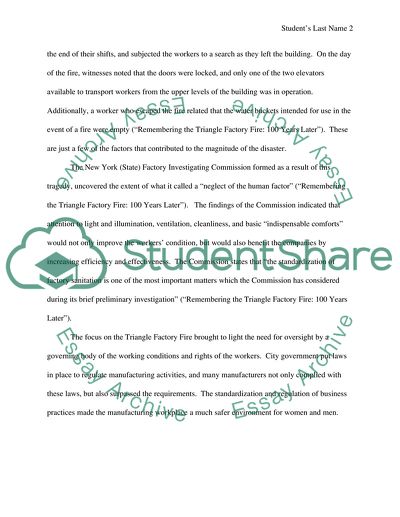 Triangle Factory Fire