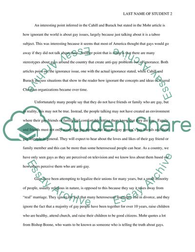 Studying Gay Problems