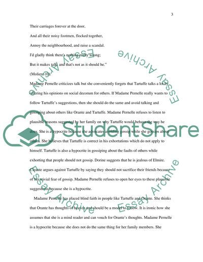 Blind Faith in Molieres Tartuffe