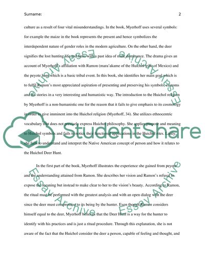 Comparing (Serpent in the Rainbow: by Wade Davis) to (Peyote Hunt: Barbara Myerhoff)