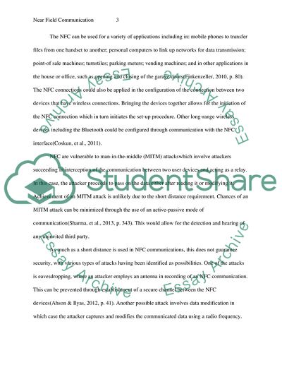 Near field communication (NFC) and its validity as a secure system of data transfer