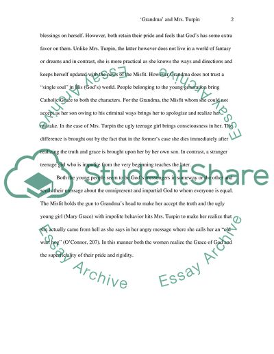 Characters in OConnors stories