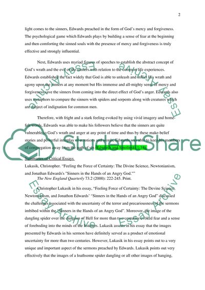 Sinners in the Hands of an Angry God