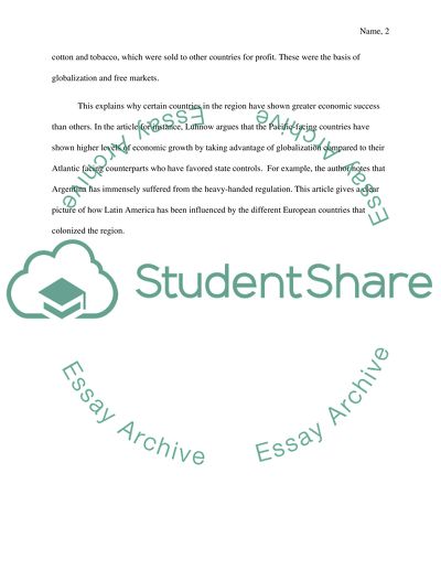 The Two Latin Americas Critique