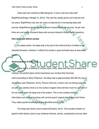 The Deep Web - Dark Web