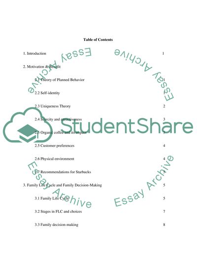 The Case of Starbucks