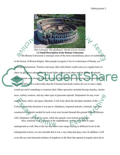 Roman Colosseum Essay